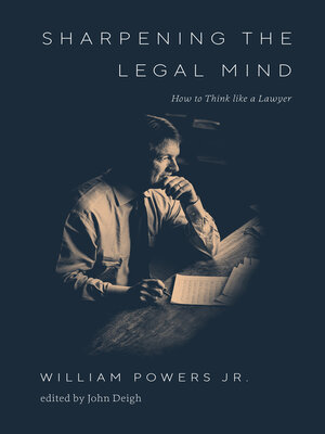 cover image of Sharpening the Legal Mind